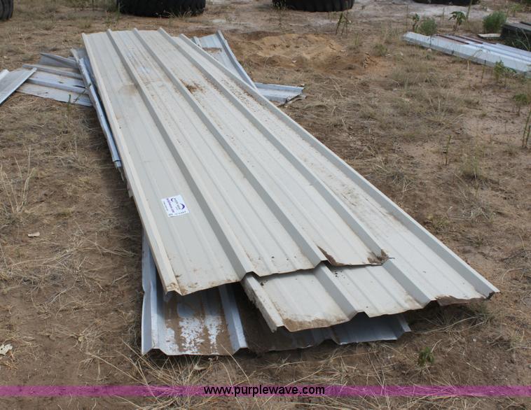 image for item D5407 Assorted tin siding, trim, and doors