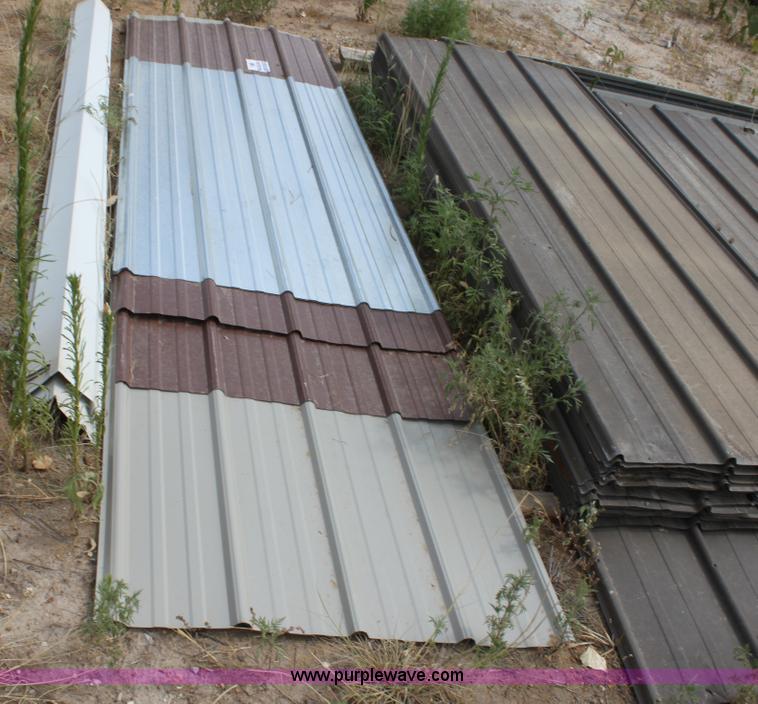 image for item D5407 Assorted tin siding, trim, and doors