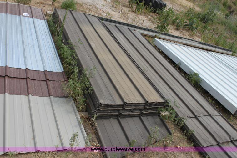 image for item D5407 Assorted tin siding, trim, and doors