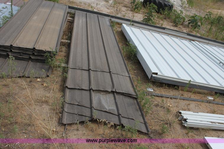 image for item D5407 Assorted tin siding, trim, and doors