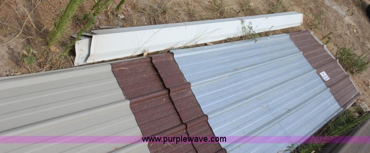 image for item D5407 Assorted tin siding, trim, and doors