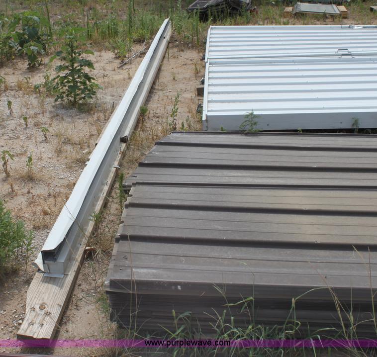 image for item D5407 Assorted tin siding, trim, and doors