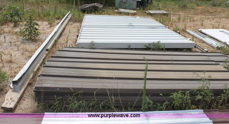 image for item D5407 Assorted tin siding, trim, and doors
