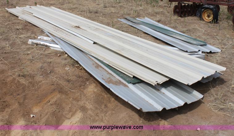 image for item D5407 Assorted tin siding, trim, and doors