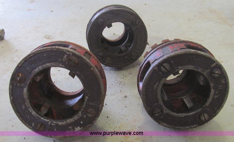 image for item F4523 Assorted large wrenches, sockets, Allen wrenches, and threading equipment