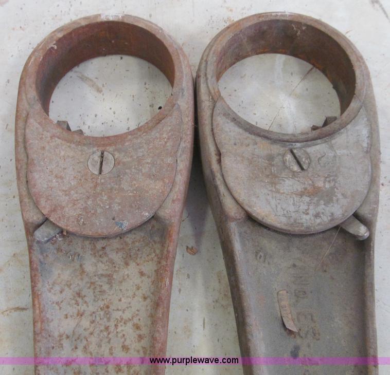 image for item F4523 Assorted large wrenches, sockets, Allen wrenches, and threading equipment