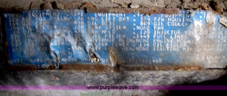 image for item K9326 Detroit 6V92 turbo diesel engine