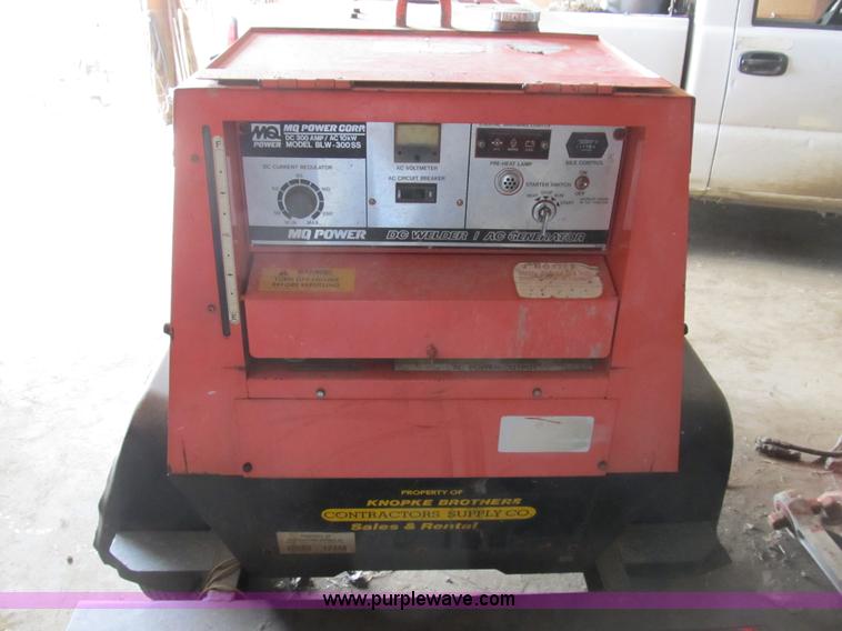 image for item K9331 Multiquip 300 amp portable welder/generator