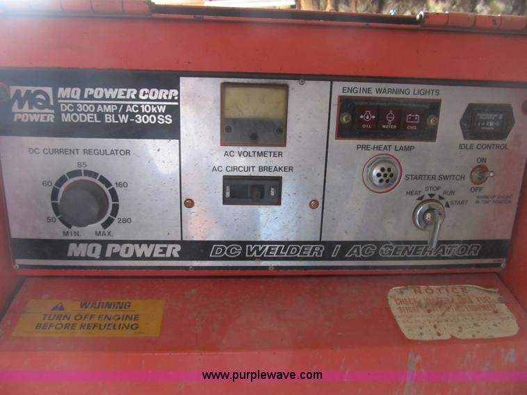 image for item K9331 Multiquip 300 amp portable welder/generator