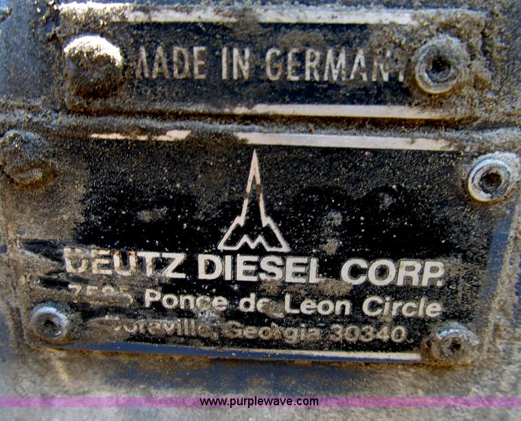image for item K9338 Deutz two cylinder air cooled diesel engine
