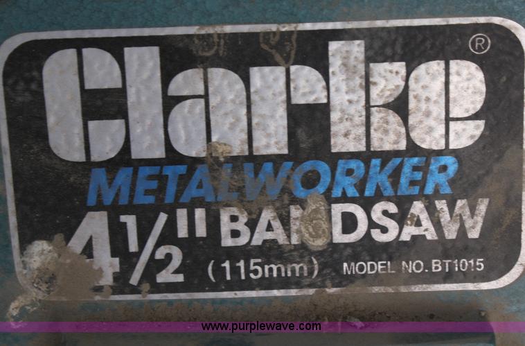 image for item L9491 Clark 4.5" bandsaw