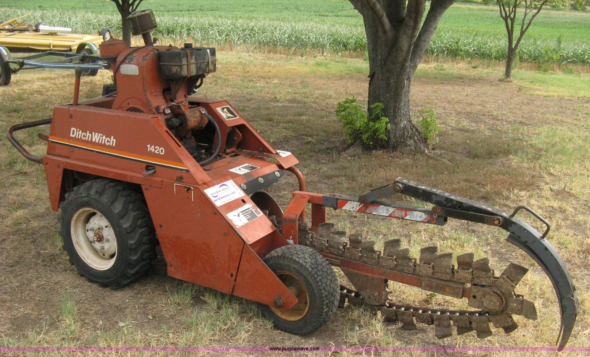 Ditch Witch 1420WE walk behind trencher in Mount Hope, KS Item B8047