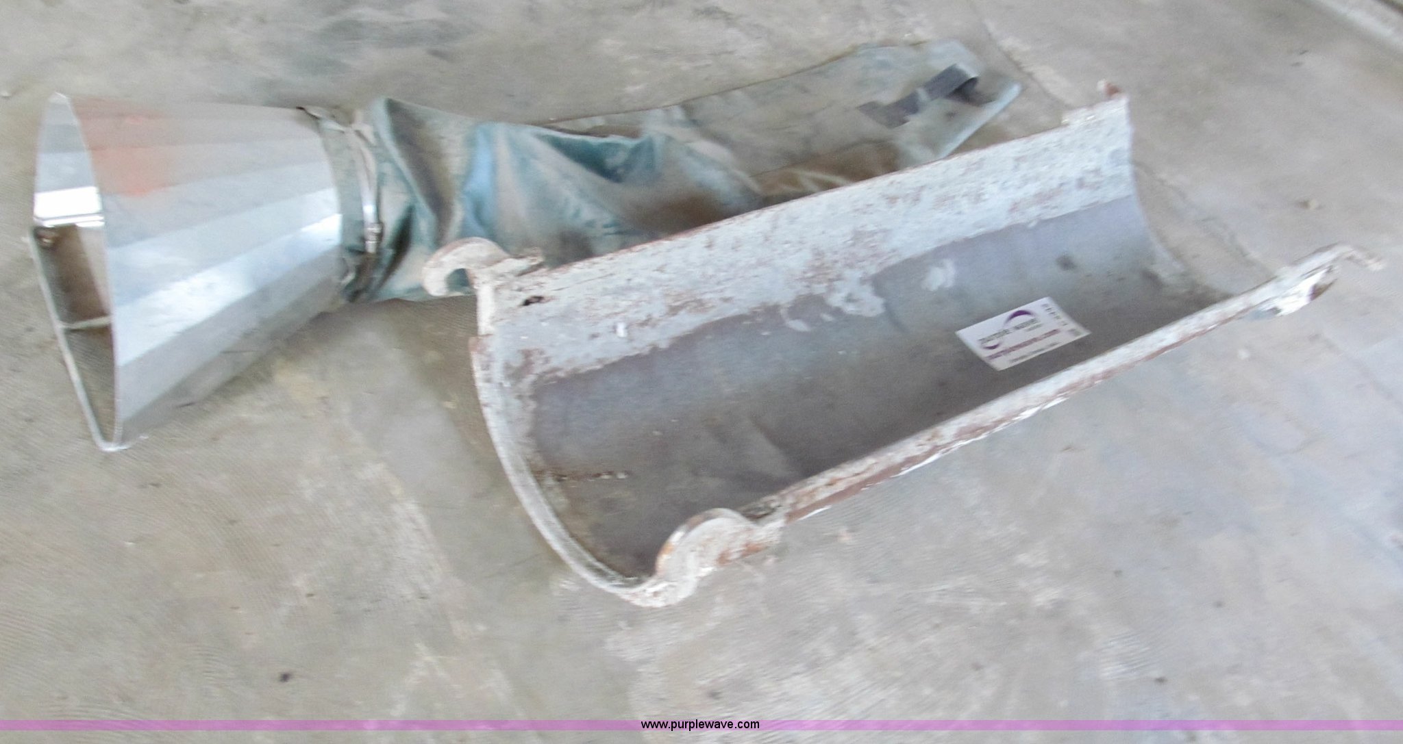 4' concrete chute and chute sock in Marshall, MO Item C2342 sold