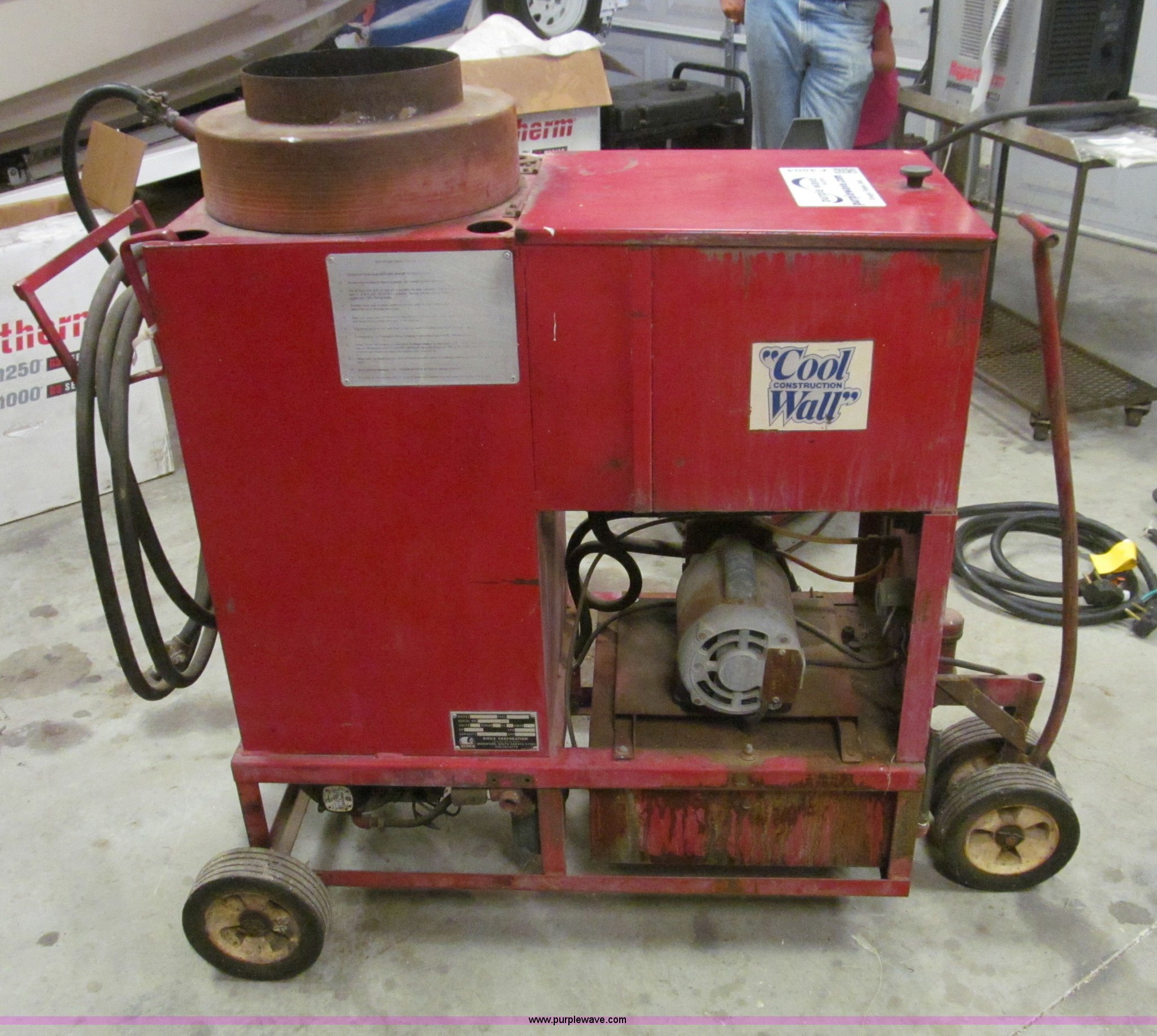 Sioux 150 diesel or kerosene fired steam cleaner in MO Item