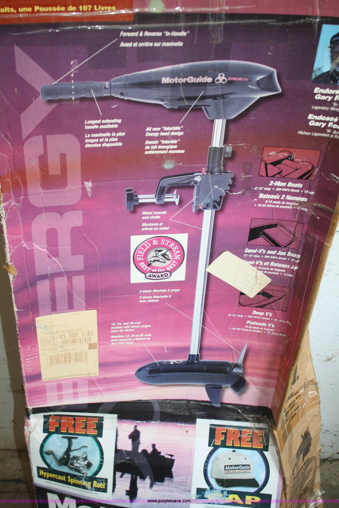 EJ107V trolling motor in Tonganoxie, KS Item K9807 sold Purple Wave