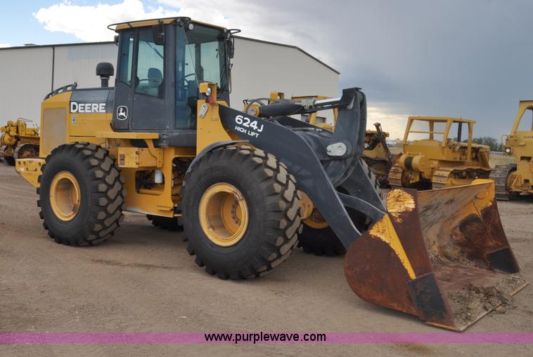 image for item A5967 2007 John Deere 624J High Lift wheel loader