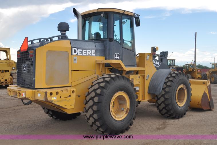 image for item A5967 2007 John Deere 624J High Lift wheel loader