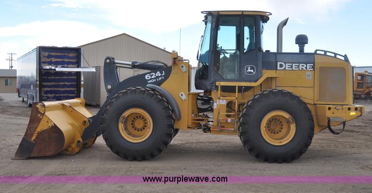 image for item A5967 2007 John Deere 624J High Lift wheel loader