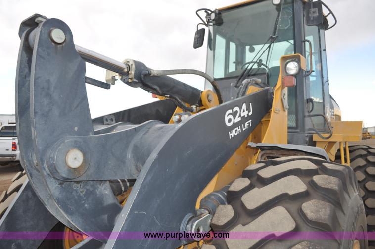 image for item A5967 2007 John Deere 624J High Lift wheel loader
