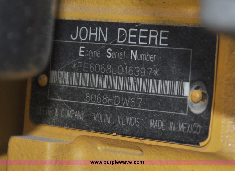 image for item A5967 2007 John Deere 624J High Lift wheel loader