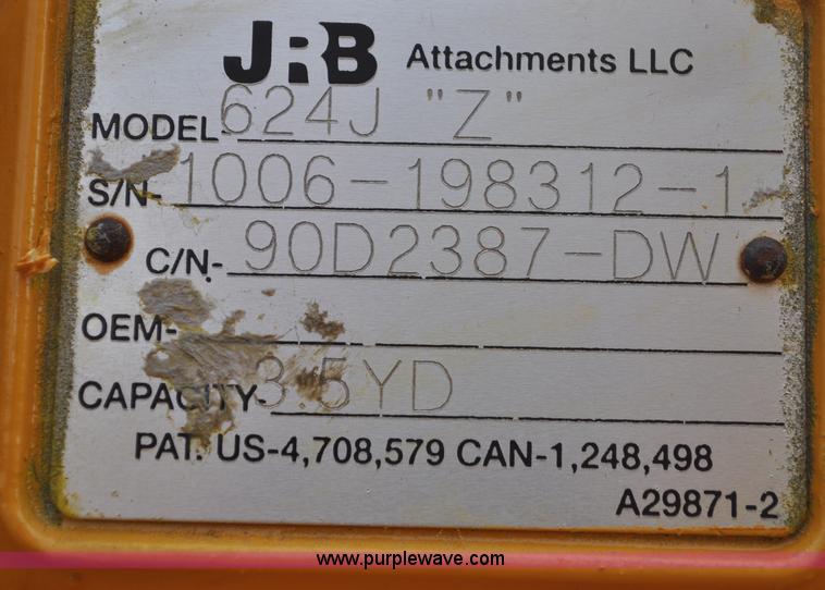 image for item A5968 1999 John Deere 624H wheel loader