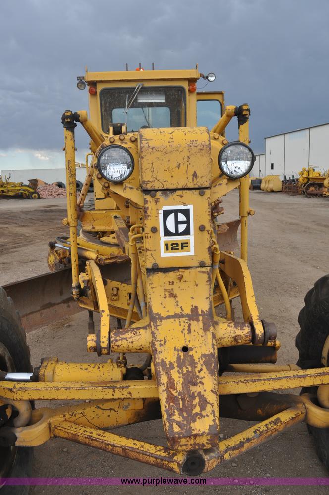image for item A5969 1973 Caterpillar 12F motor grader