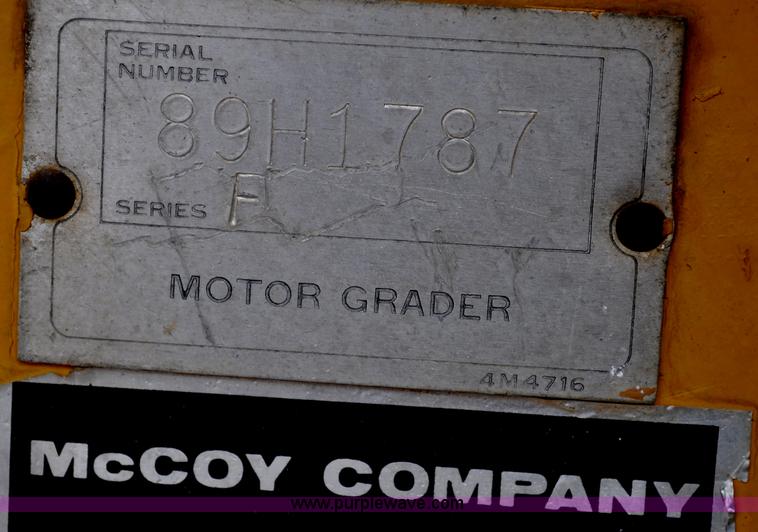 image for item A5969 1973 Caterpillar 12F motor grader