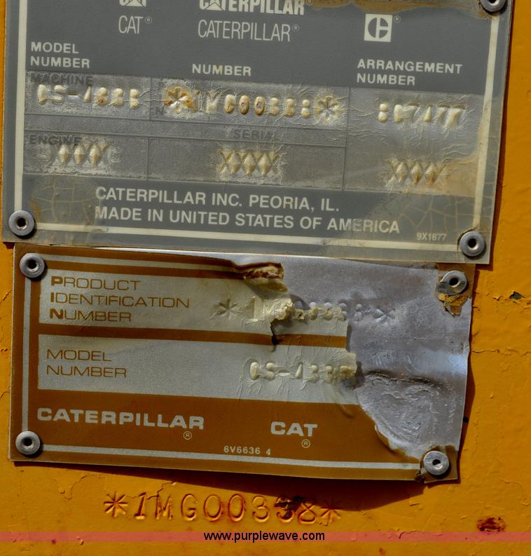 image for item A5972 1990 Caterpillar 433B vibratory roller