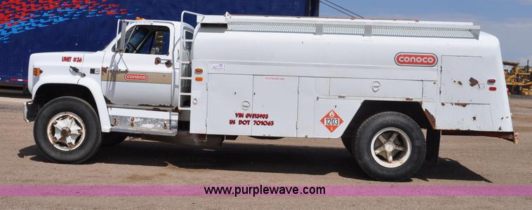 image for item A5975 1986 GMC 7000 fuel truck