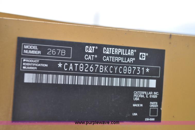 image for item A5976 2005 Caterpillar 267B track skid steer