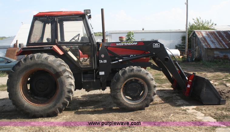 image for item B6931 1986 Case IH 1494 MFWD tractor