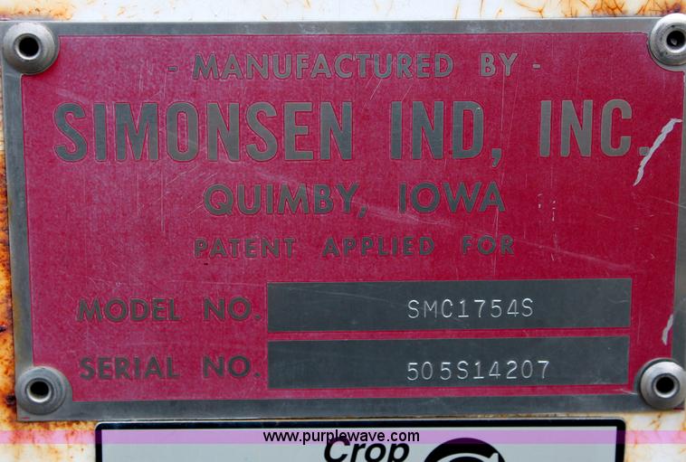 image for item C2645 Simonsen dry fertilizer spreader