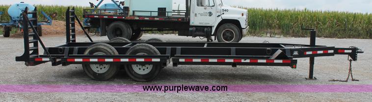 image for item C2663 2002 B & B 17' sprayer trailer