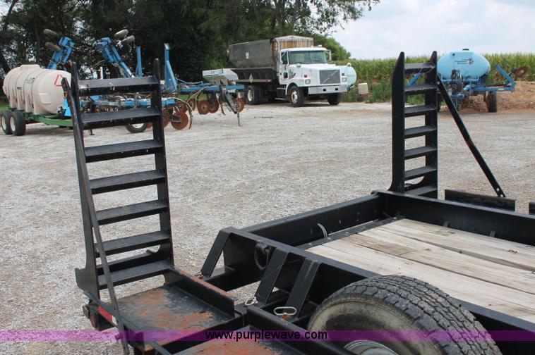 image for item C2663 2002 B & B 17' sprayer trailer