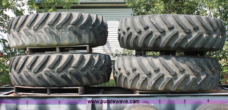 image for item C2671 (4) Titan 20.8R38 sprayer tires and wheels