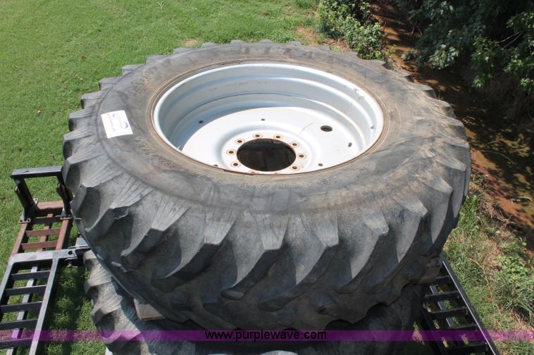 image for item C2671 (4) Titan 20.8R38 sprayer tires and wheels