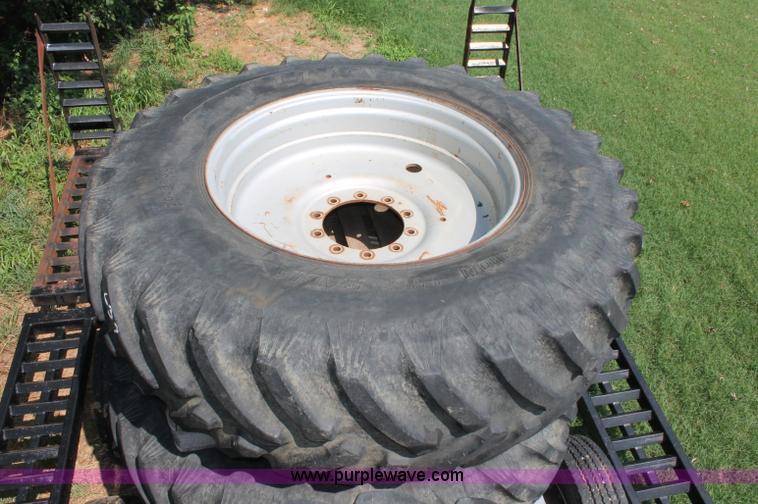 image for item C2671 (4) Titan 20.8R38 sprayer tires and wheels