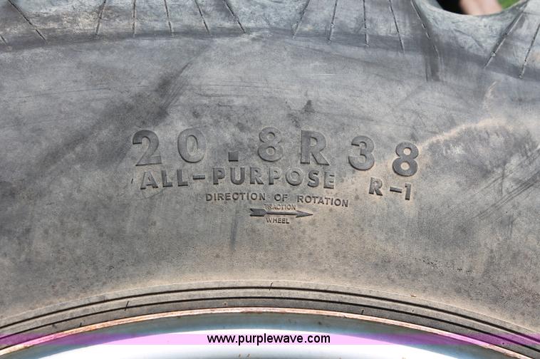 image for item C2671 (4) Titan 20.8R38 sprayer tires and wheels