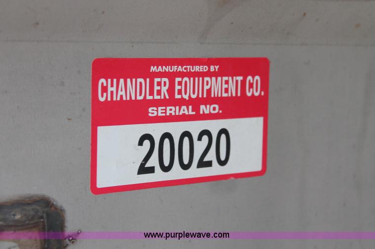 image for item C2674 2007 Chandler 12' stainless steel truck spreader