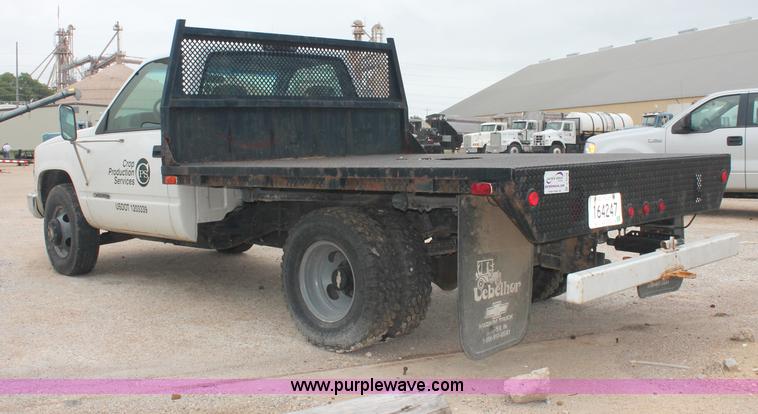 image for item C2678 1993 Chevrolet 3500 flatbed pickup truck