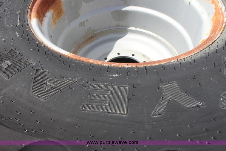 image for item D5475 (2) Goodyear STR 800/65R32 tires