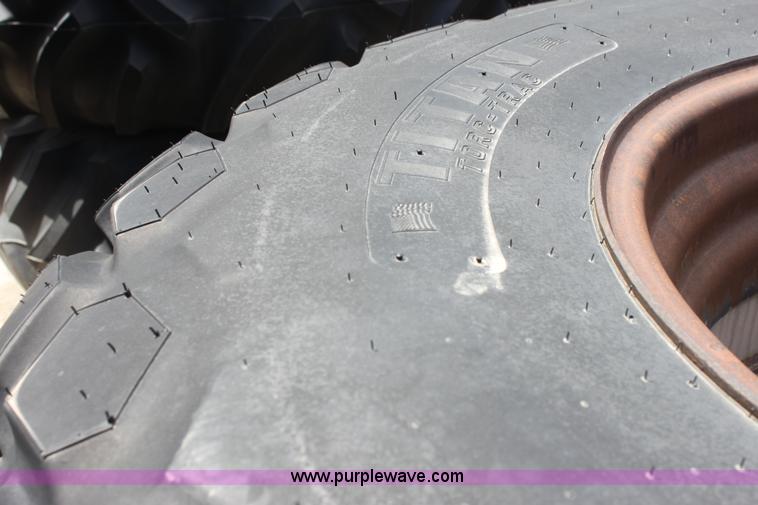 image for item D5476 (2) Titan Torque Trac 24.5-32 tires