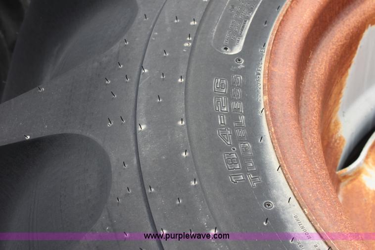 image for item D5484 (2) Goodyear Specaial Sure Grip TD8 18.4-26 tires