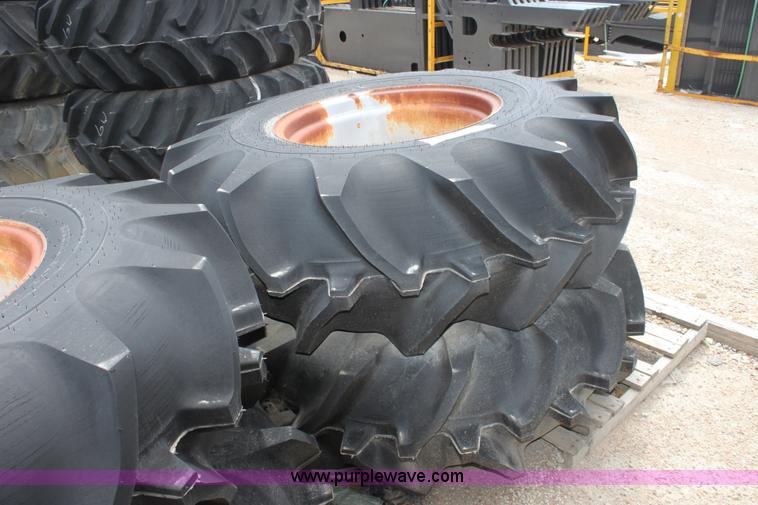 image for item D5486 (2) Goodyear Specaial Sure Grip TD8 18.4-26 tires