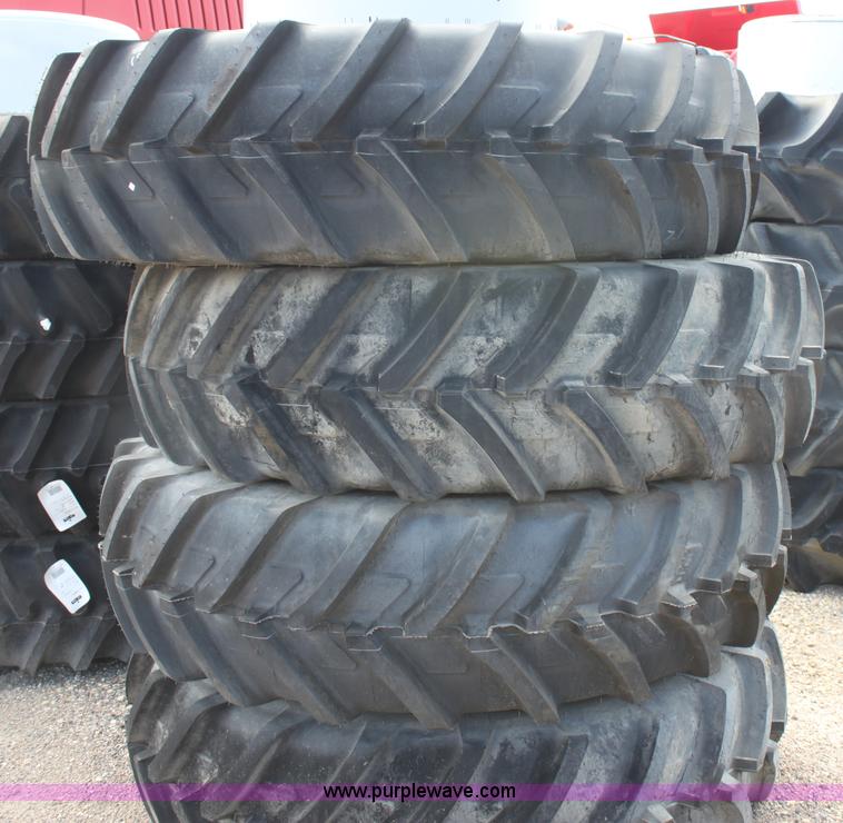 image for item G4521 (4) Michelin 480/80R42 Agribib tires