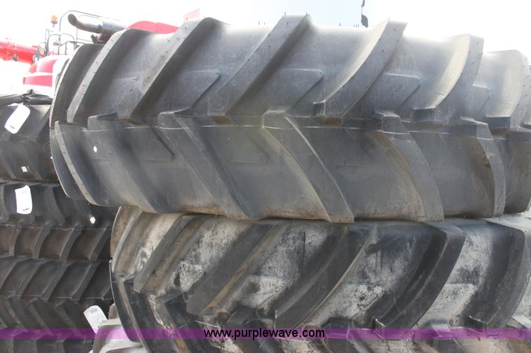 image for item G4521 (4) Michelin 480/80R42 Agribib tires