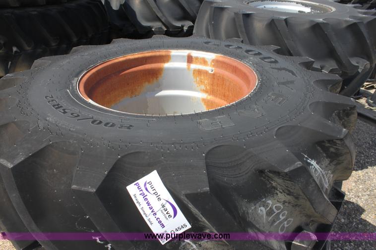 image for item G4545 (2) Goodyear 800/65R32 tires