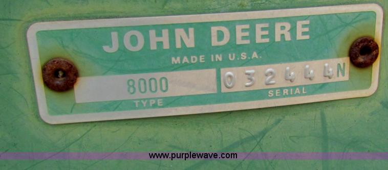 image for item N9091 (3) John Deere 8300 drills