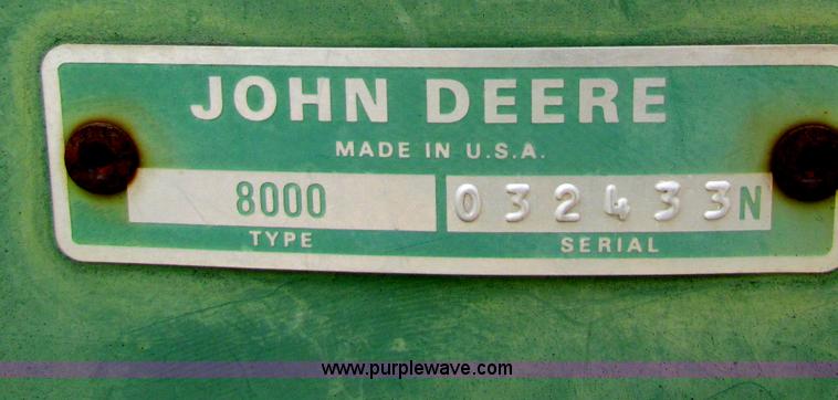 image for item N9091 (3) John Deere 8300 drills