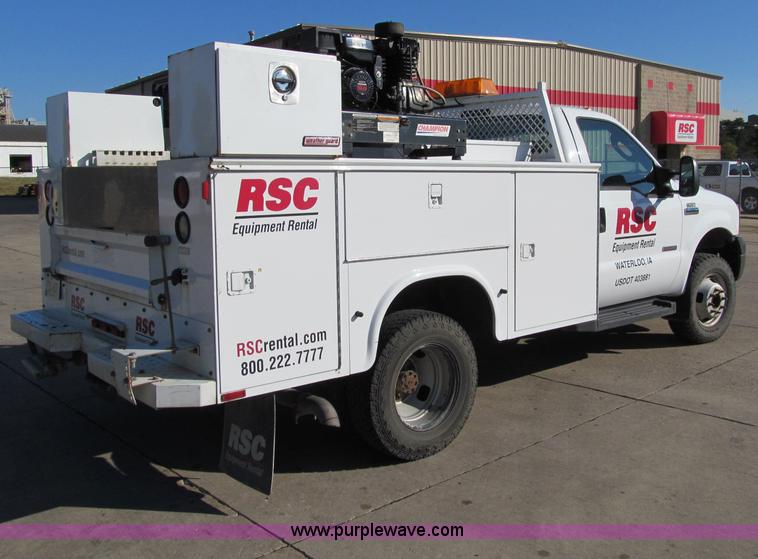 image for item A8433 2007 Ford F350 XL Super Duty service truck